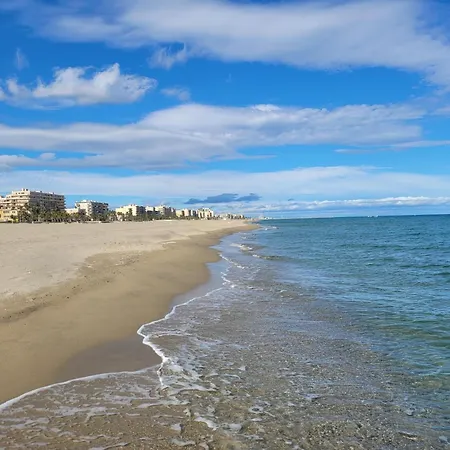 - T2 Moderne 4 Pers, Acces Direct Plage, Terrasse Vue - Fr-1-794-103 * Canet-en-Roussillon